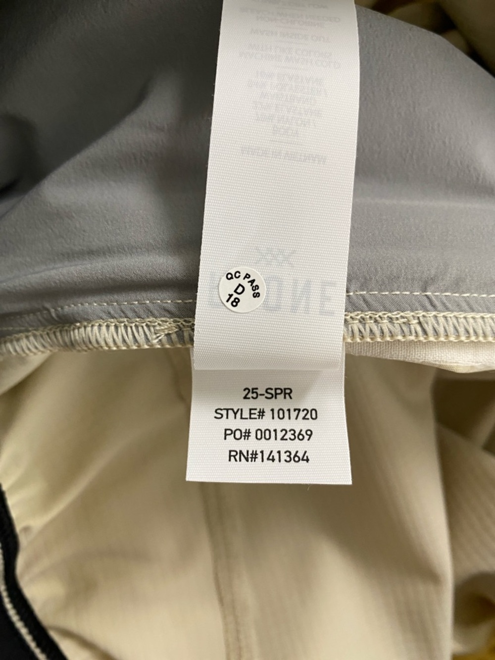 Rhone Invictus Ripstop Performance Short | Unlined | 7” Inseam, Sandstone - Picture 16 of 16